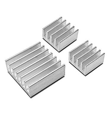 KIT 3 DISIPADORES CALOR DE ALUMINIO PARA RASPBERRY