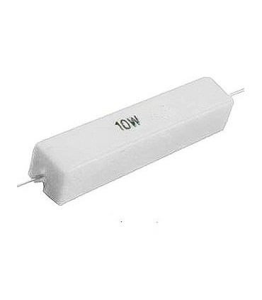 Resistencia cementada axial THT 10 ohms 10w