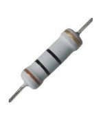 Resistencia axial carbon THT 1W 10 Ohms 5 