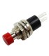 Pulsador 7mm NO 3A 125V rojo 20mO 50000ciclos Ø9 2
