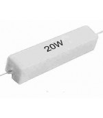 Resistencia cementada horizontal THT 12 Ohms 20w