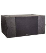 Caja acústica doble 18  2400w AES 4 Ohms 146 dB 