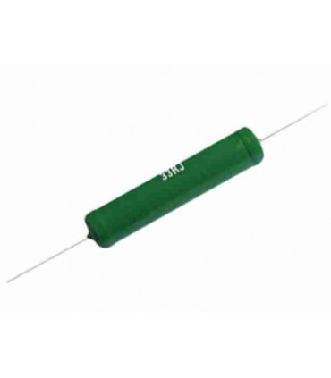 Resistencia cementada axial verde 7w 18 ohms