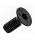 Tornillo M3 x 6mm avellanado negro allen