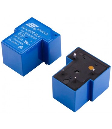 Relé 24v DC 30A 250v L 1 contacto NO