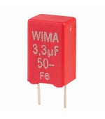 WIMA Condensador poliester 1uF 63VCA 100VCC