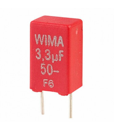 WIMA Condensador poliester 1uF 63VCA 100VCC