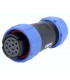 Conector industrial WEIPU SP21 hembra 12PIN 5A 400