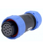 Conector industrial WEIPU SP21 hembra 12PIN 5A 400