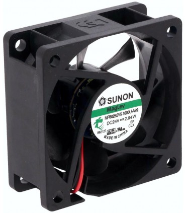 Ventilador 24VCC 60x60x25mm 45 63m3/h 27dBA Vapo