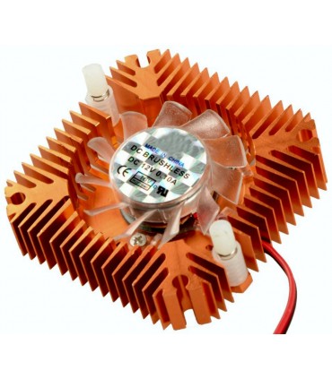 Disipador térmico con ventilador 12v 55x55x12mm