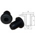 Junta silicona especial maquinas de humo 8x5x3mm