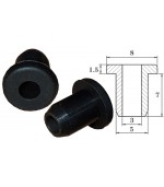 Junta silicona especial maquinas de humo 8x5x3mm