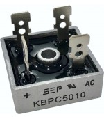 Puente rectificador monofásicos 50A 1000V faston