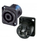 Conector base SPEAKON altavoces macho 4 PIN 250V