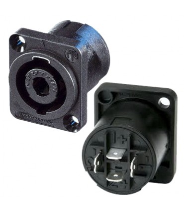 Conector base SPEAKON altavoces macho 4 PIN 250V