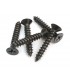 Tornillo madera negro 3x20mm avellanado phillips