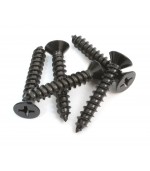 Tornillo madera negro 3x20mm avellanado phillips