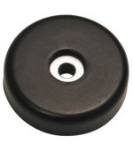 Pata para altavoz en goma lisa 38X10mm M6