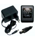 Alimentador 230V AC / 12V AC 1A JACK 5 5X2 1