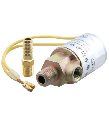 Válvula solenoide eléctrica 12V 1/4 pulgada aire