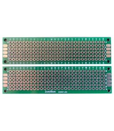 PCB prototipado DIP de 20x80mm