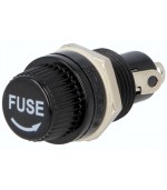 Porta fusibles 5x20mm para panel 10A 250V Max
