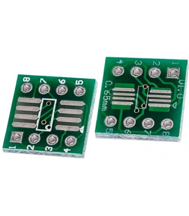 PCB adapatadora SOP8 TSSOP8 a DIP8