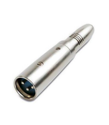 Conector adapatador XLR macho a JACK 6 3mm hembra